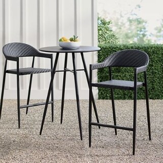 Tatum 3-piece Outdoor Bar Set | Grandin Road | Grandin Road