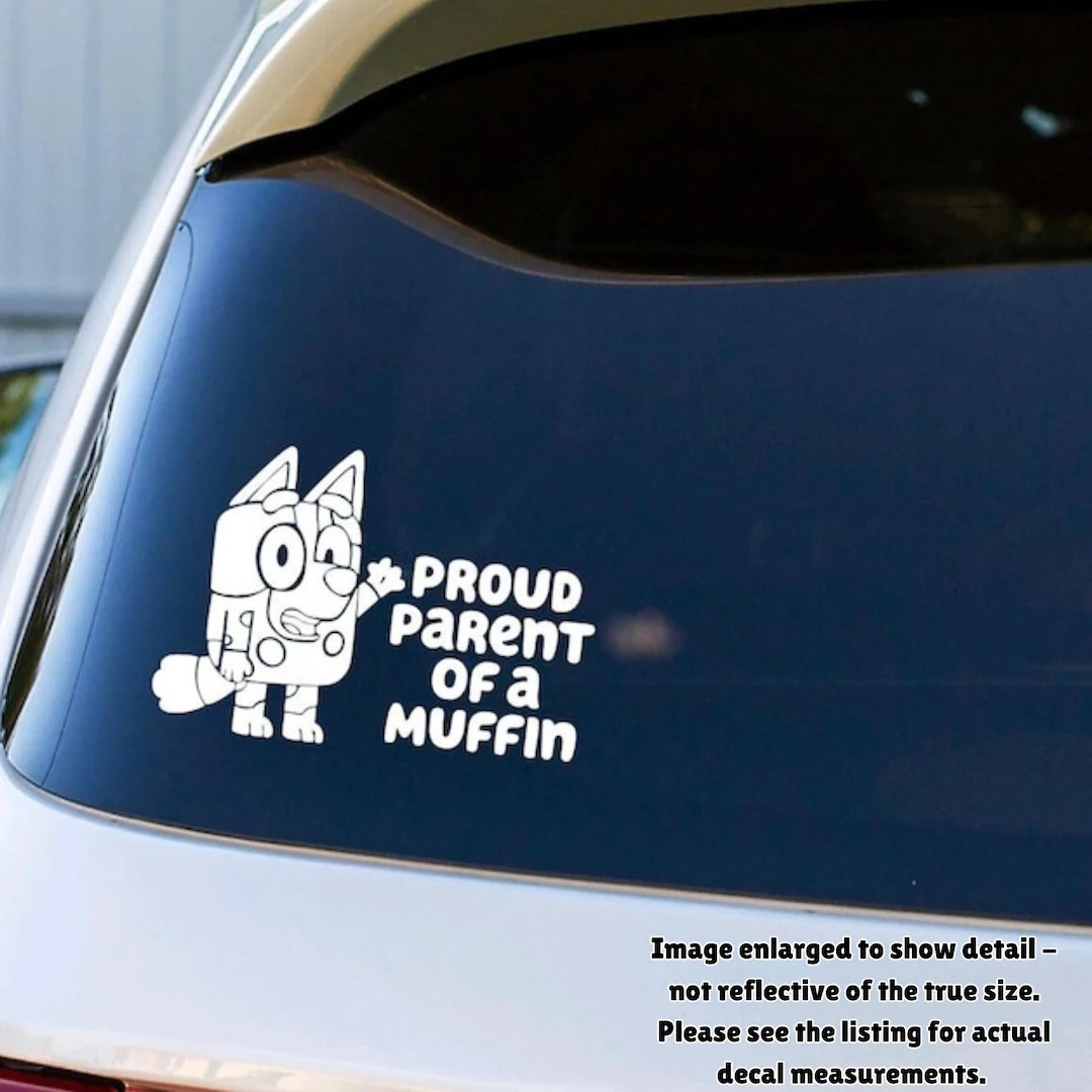 Proud Parent Decal; Blue Heeler Dog; Vinyl Decal for Car Windows, Laptops, Water Bottles, Etc. - ... | Etsy (US)