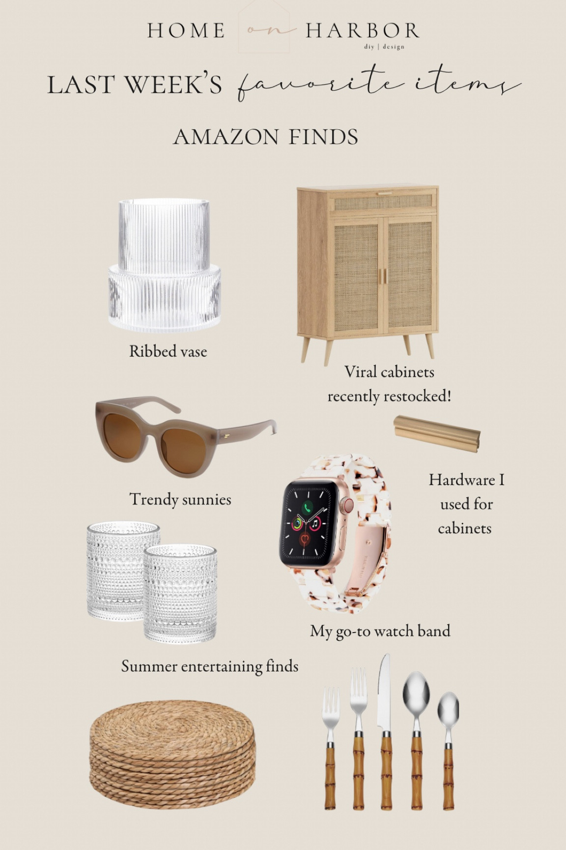 Last week’s favorite amazon finds! Summer entertaining essentials, home favorites, stylish finds and more! 


#amazonhome #amazonfinds 

#LTKSeasonal #LTKFindsUnder50 #LTKHome