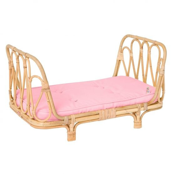 Poppie Toys Rattan Doll Daybed | The Tot