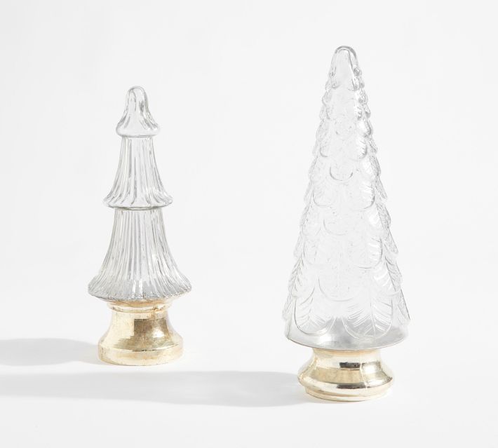 Clear Glass Decorative Trees | Pottery Barn (US)