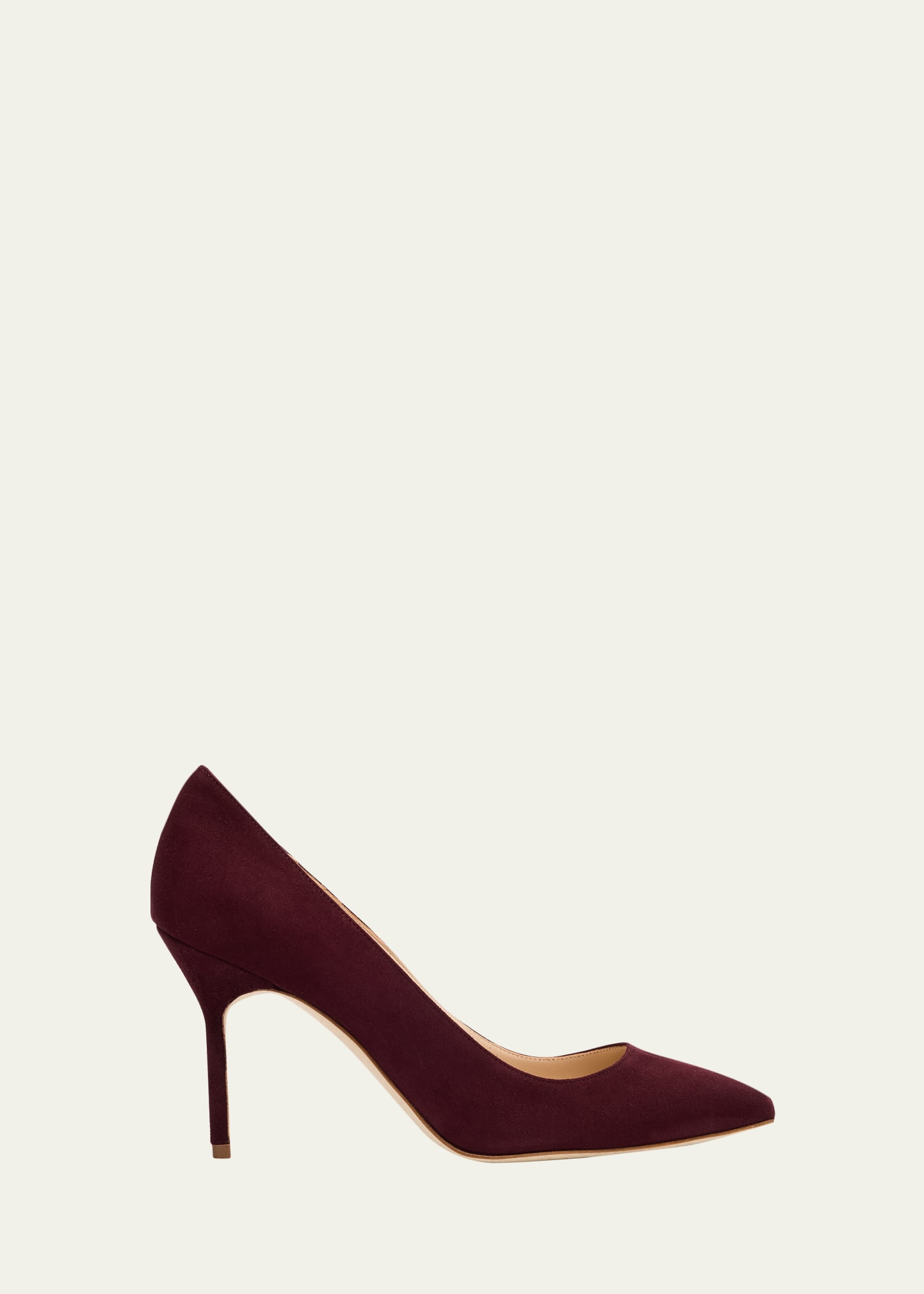 Manolo Blahnik BB Classic Suede Stiletto Pumps | Bergdorf Goodman