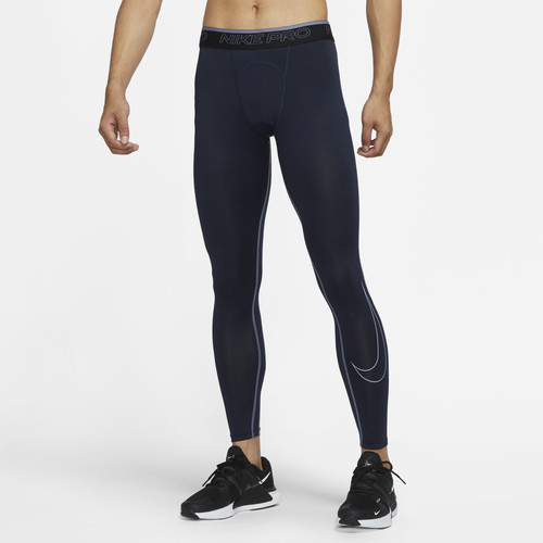 Nike Mens Nike Pro Dri-FIT Tights - Mens Obsidian/Iron Purple/Iron Purple Size S | Champs Sports