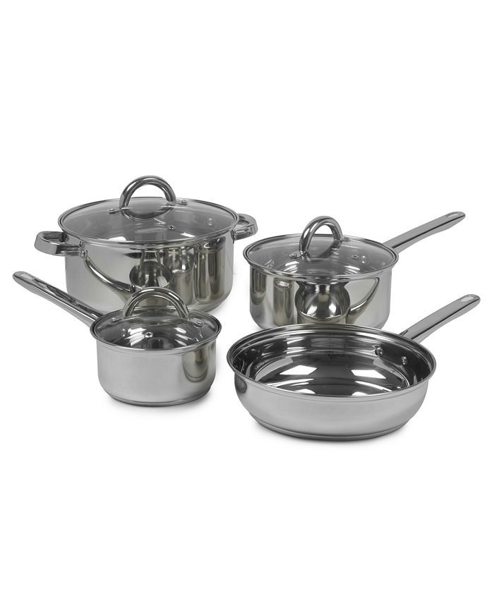 Stainless Steel 7-Pc. Cookware Set | Macys (US)