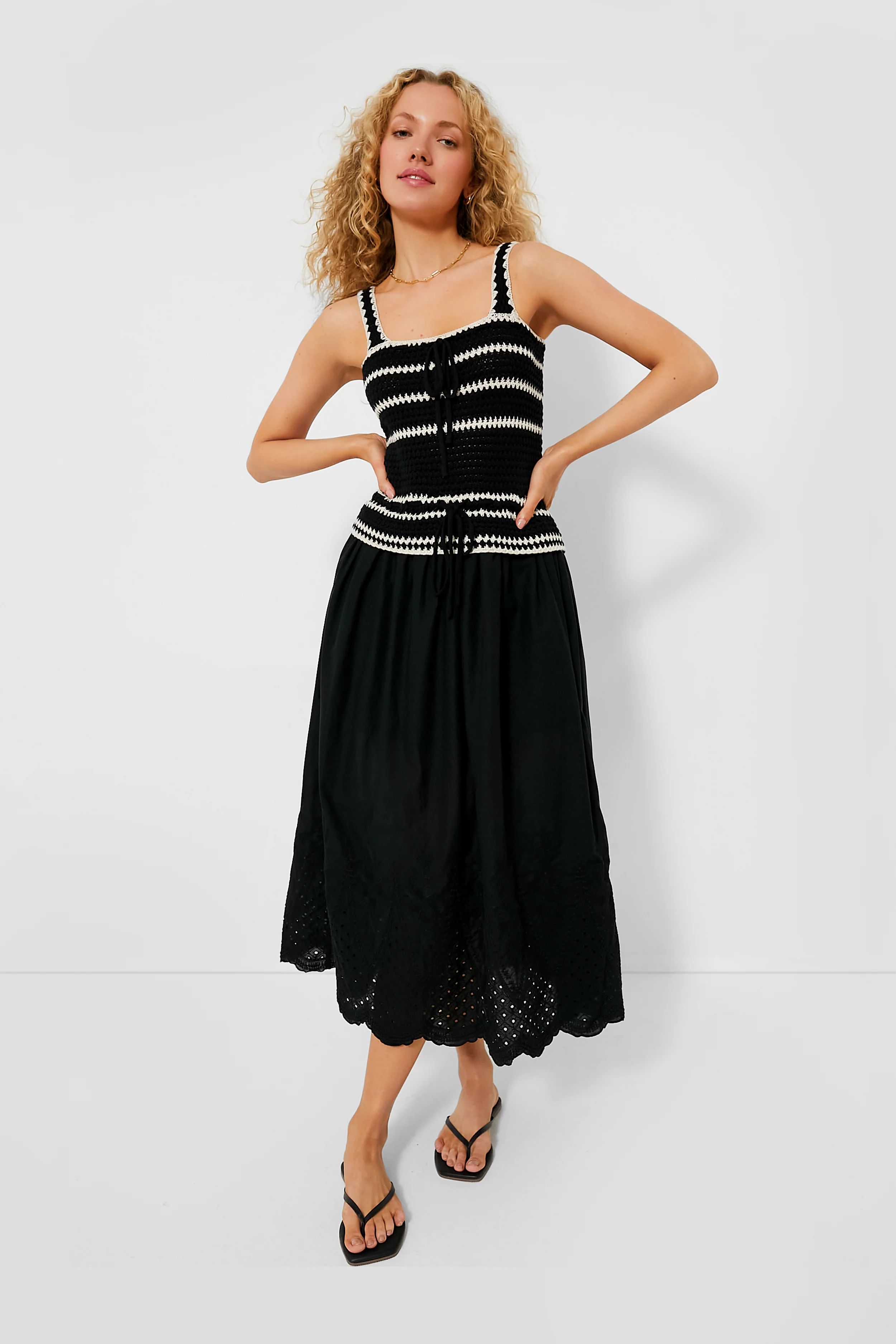 Black Natural Lucia Maxi Dress | Tuckernuck (US)