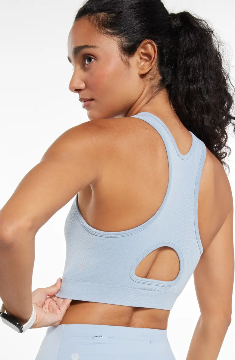 Racerback Seamless Sports Bra | Nordstrom