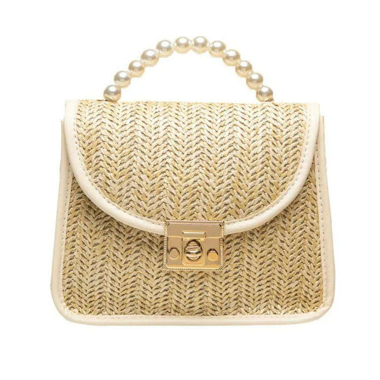 Straw Shoulder Bag Straw Clutch Straw Crossbody Bag Beach Straw Handmade Bag for Women Envelope P... | Walmart (US)