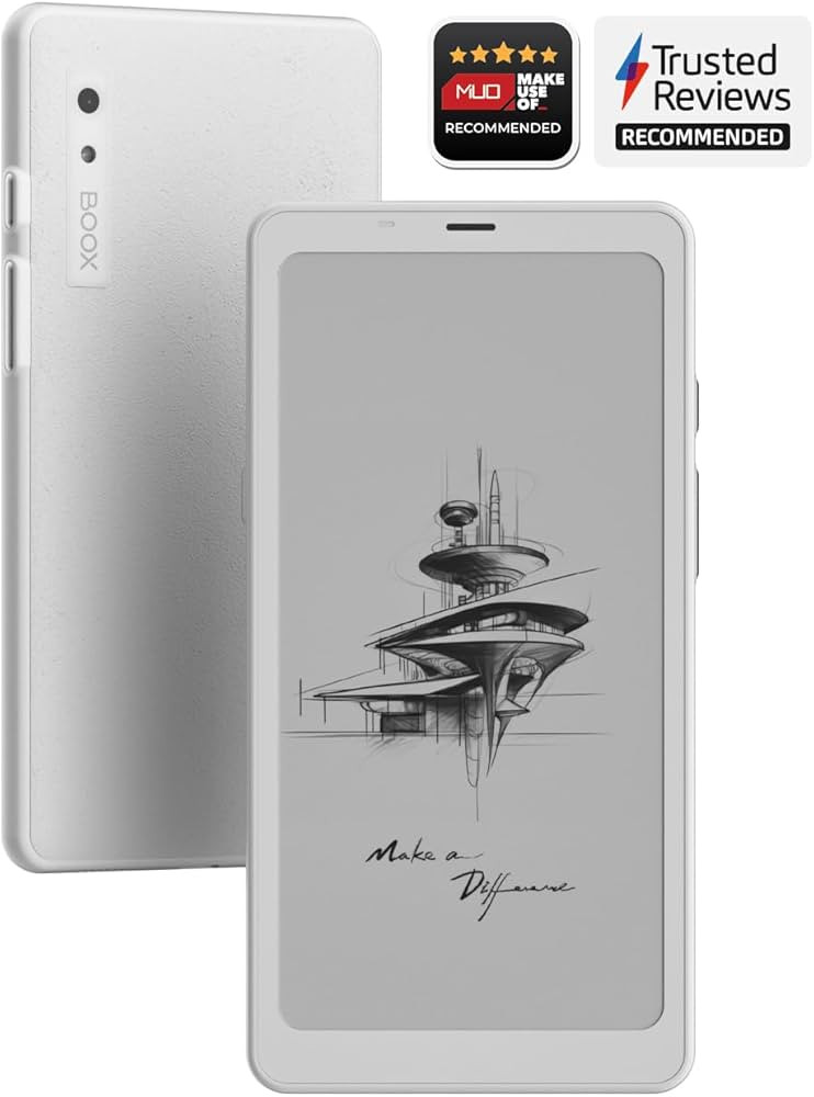 BOOX Palma Mobile ePaper 6G 128G G-Sensor Front Light 16MP Rear Camera (White) | Amazon (US)