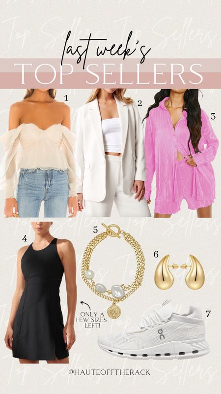 Best sellers from last week! Always love this pink plisse set from Amazon comes in so many colors to choose from! 

#bestsellers #pinkset #plisseset #whiteblazer #creamblazer #amazonfashion #revolve #abercrombie #ypb #tennisdress #oncloud #whitesneakers

#LTKworkwear #LTKstyletip #LTKFitness