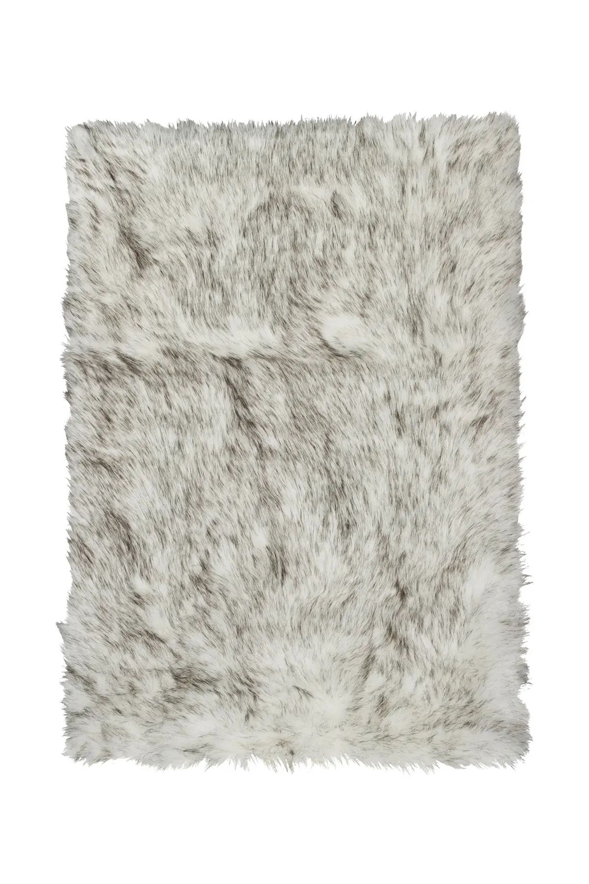 LUXE Hudson Faux Fur Rug/Throw - 3ft. x 5ft - Gradient Gray at Nordstrom Rack | Nordstrom Rack