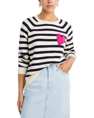 Heart Patch Sweater - 100% Exclusive | Bloomingdale's (US)