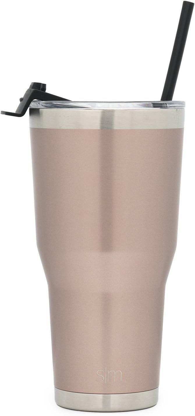 Simple Modern 30oz Cruiser Tumbler with Straw & Closing Lid Travel Mug Gift Double Wall Vacuum In... | Amazon (US)