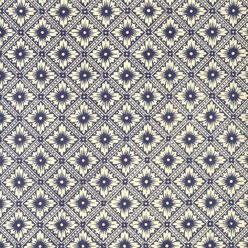 2 Sheets Italian Blue Star Flower Floral Print Paper  Carta - Etsy | Etsy (US)