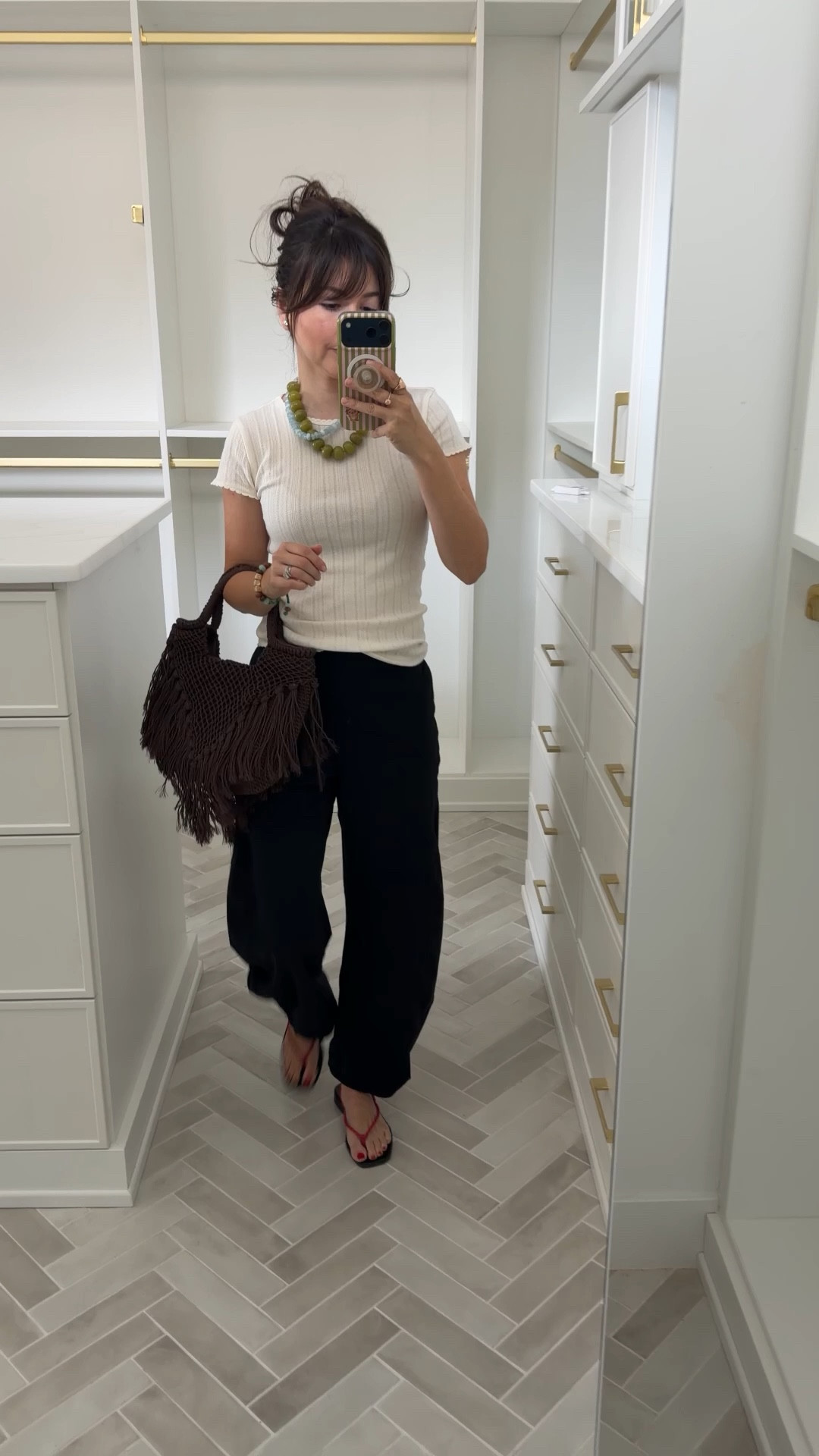 These are the pants I reach for when I want to feel put together with zero effort.

The Ruti pants are that perfect mix of structured + relaxed… flattering through the waist, easy through the leg, and they don’t overwhelm a petite frame (I’m 5’2). The cropped length actually works without tailoring—which is rare.

I’ve worn these dressed up, casual, travel days… they just always work. If you’re trying to build a small wardrobe with pieces you’ll actually repeat, these are it.

petite friendly pants, 5’2 style, ruti pants review, wide leg pants petite, elevated everyday outfits, mom style basics, capsule wardrobe pieces

@Ruti @J.Crew 

Top xsmall
Pants XS 

#LTKPetite #LTKootd