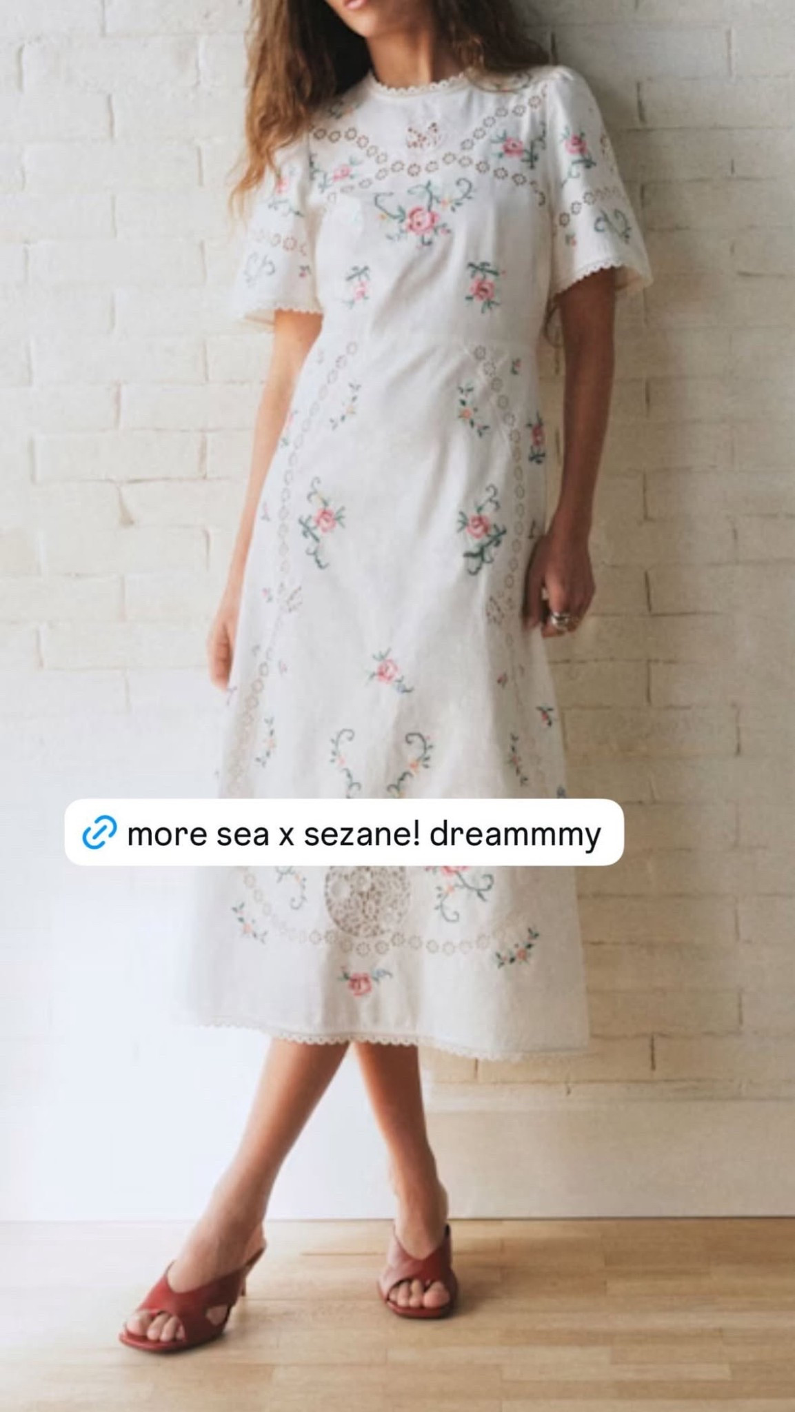 truly one of those pieces you keep reaching for. light, romantic, and effortless in that very french way — easy for spring days, dinners out, or anything that calls for feeling a little pretty without trying too hard. this more sea x sezane moment is a forever favorite 🤍

#LTKgrwm #LTKValentine #LTKootd