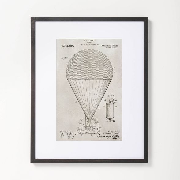 16" x 20" Parachute Drawing Framed Wall Art - Hearth & Hand™ with Magnolia | Target