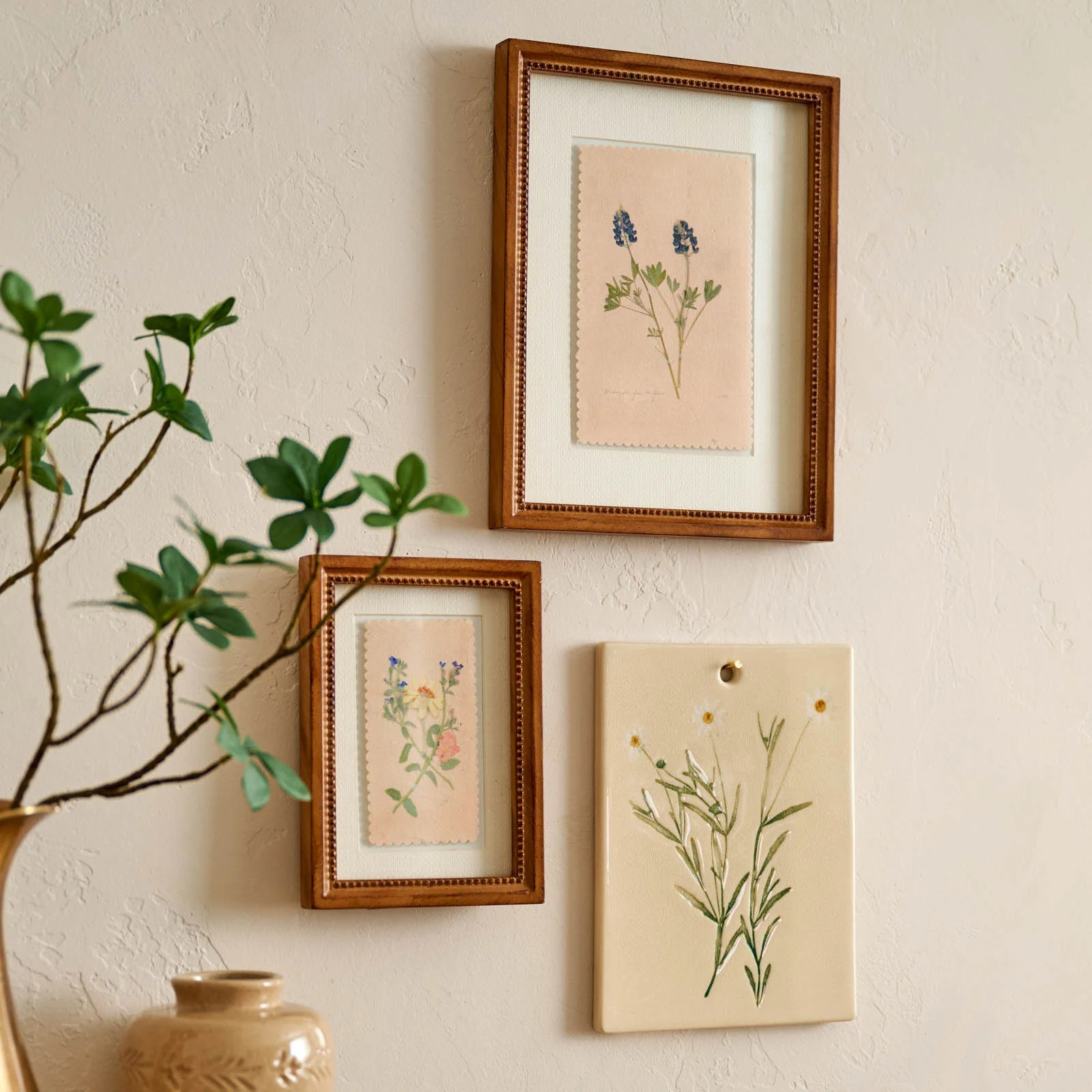 "Bluebonnets from the Farm" Jo's Framed Herbarium Print | Magnolia