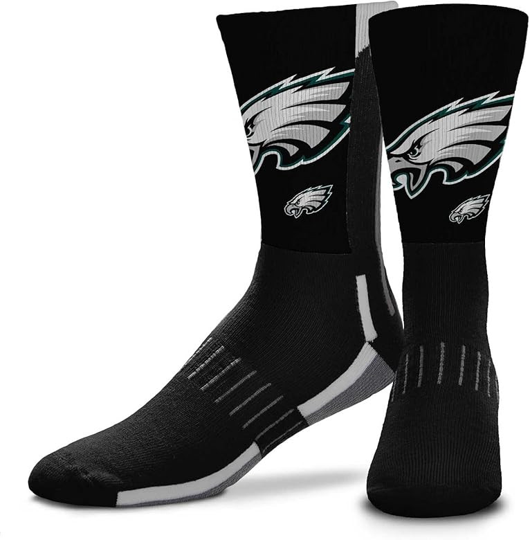 For Bare Feet NFL Adult Curve Socks - Game Day Apparel - Machine Washable - Warm & Cold Weather -... | Amazon (US)