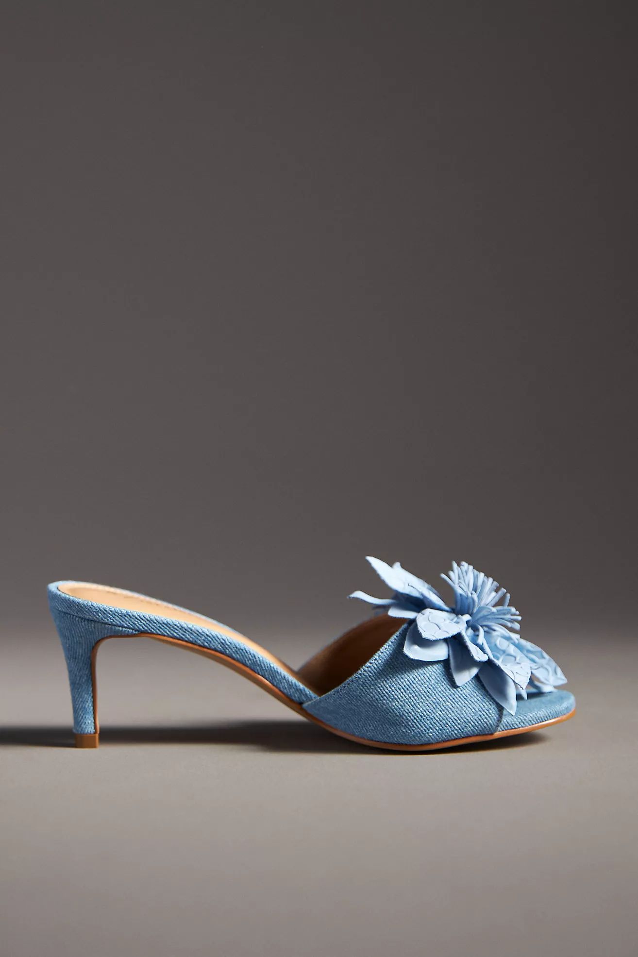 By Anthropologie 3D Floral Kitten Heels | Anthropologie (US)