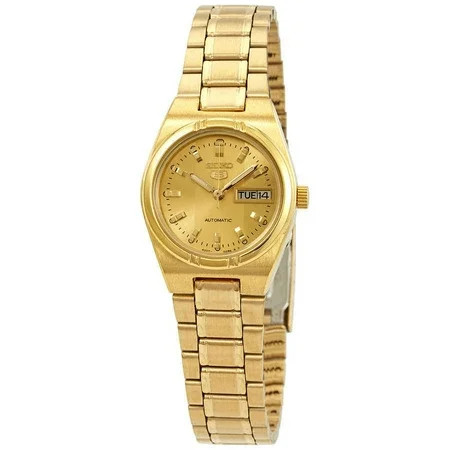 Seiko Series 5 Automatic Gold Dial Ladies Watch SYM600 | Walmart (US)