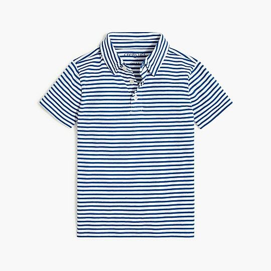 Boys' cotton striped polo shirt | J.Crew Factory