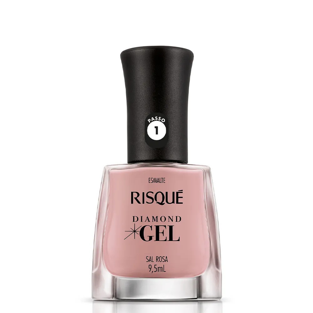 Esmalte Risqué Diamond Gel Sal Rosa Cremoso 9, 5ml 24613-0 | CompraCerta (BR)