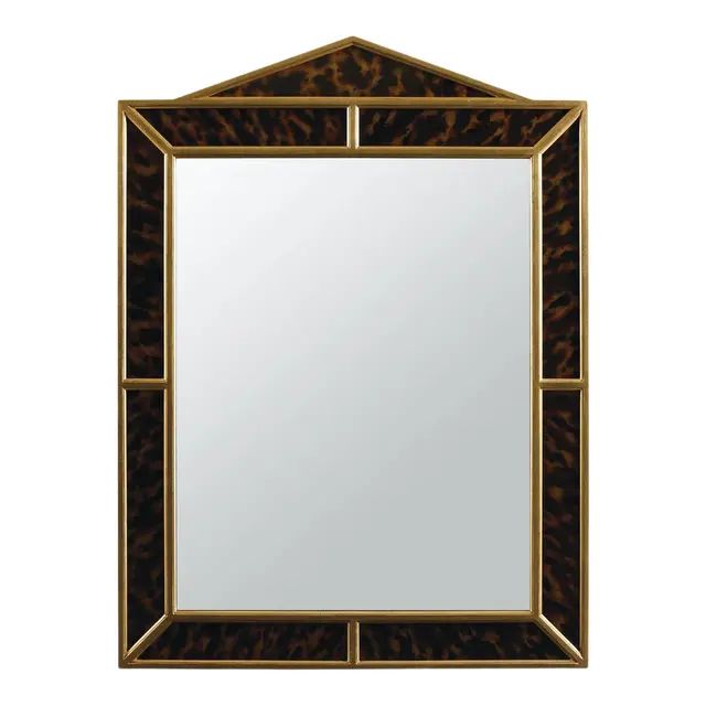 Maitland-Smith Pediment Mirror | Chairish