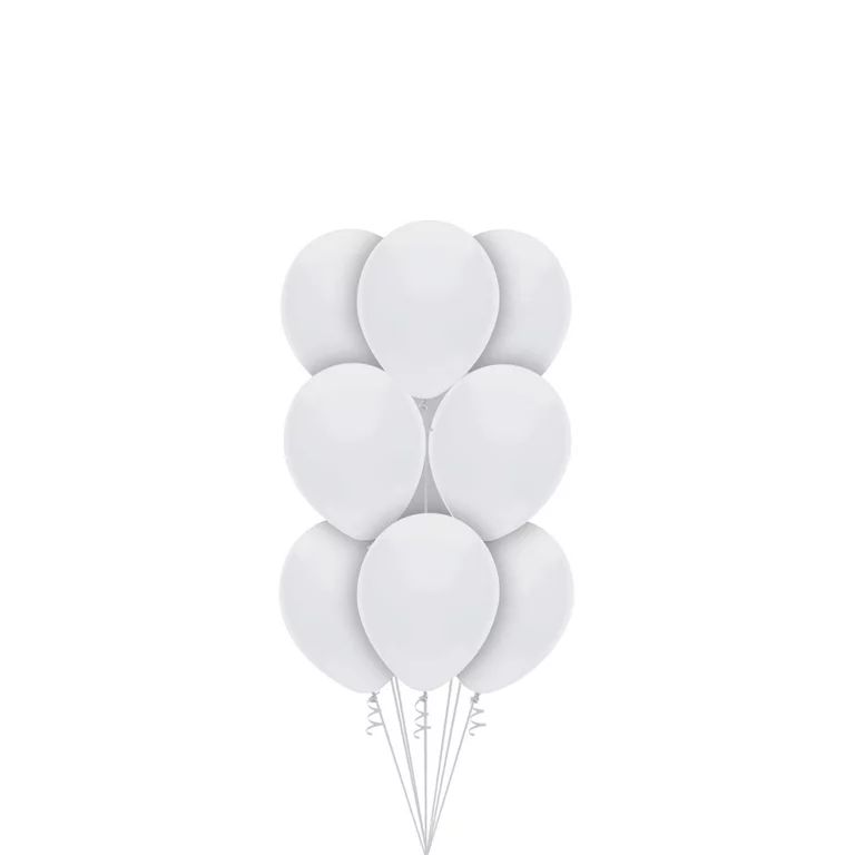Way To Celebrate 12" White All Occasion Balloons 15-Count, All Ages | Walmart (US)