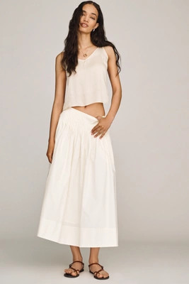 Find Me Now Cotton Full Maxi Skirt | Anthropologie (US)