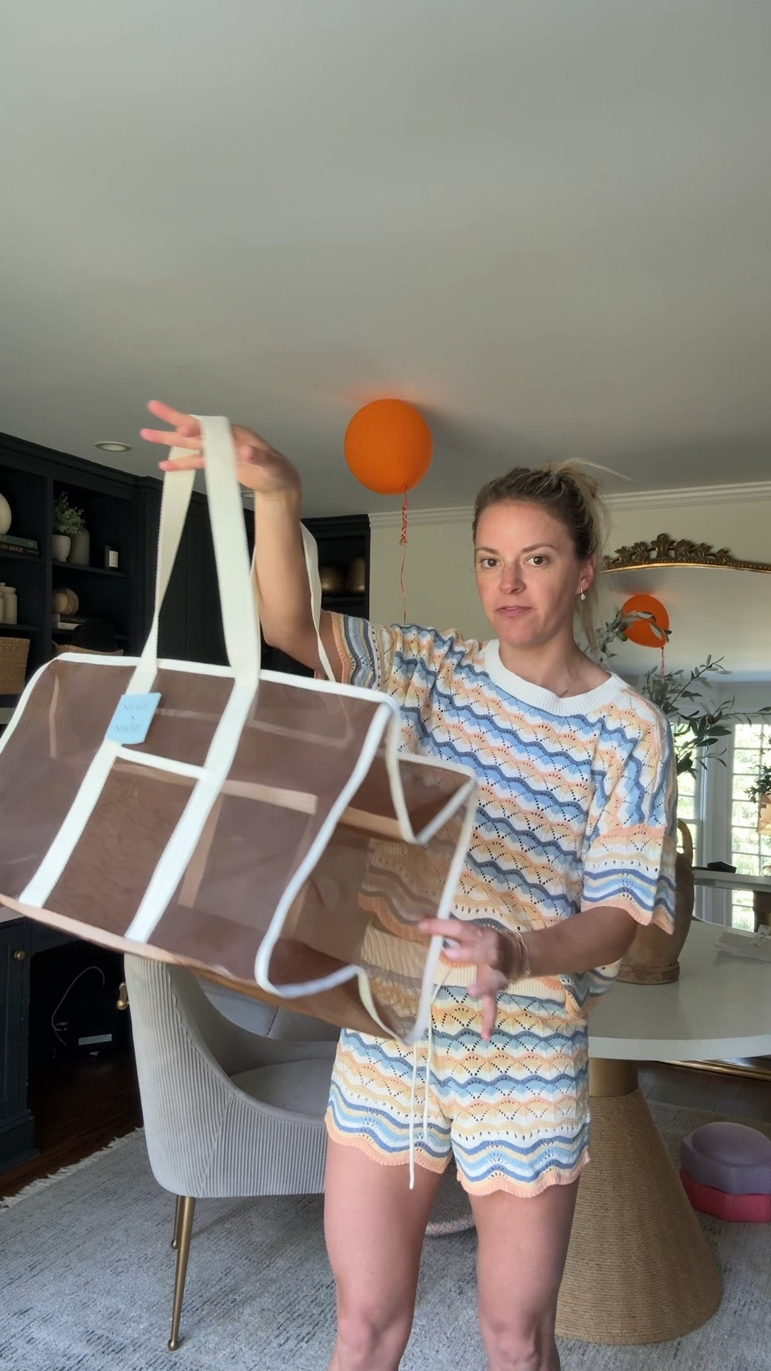 $18 beach bag perfect for all those sandy toys! the mesh helps get the sand out quickly and it also comes in black. currently on sale for $12

#LTKmomlife #LTKHome #LTKKids