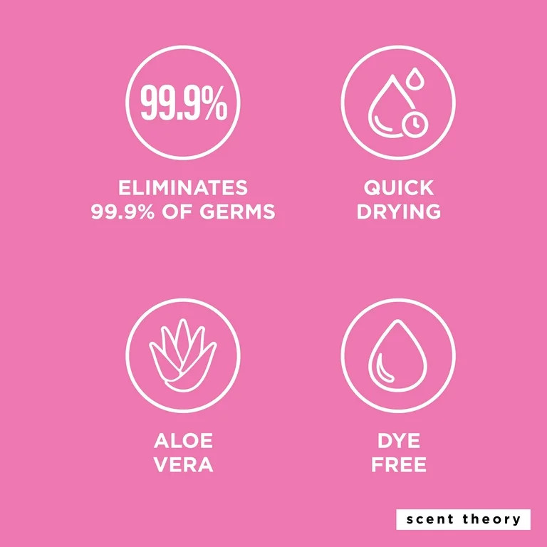 Scent Theory Hand Sanitizer Spray, Raspberry Mango, 1 fl oz | Walmart (US)