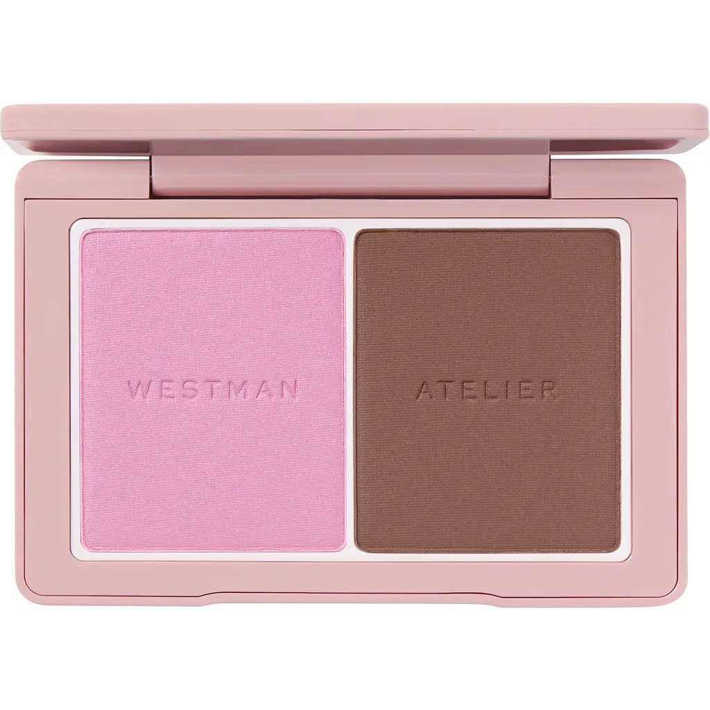 Westman Atelier Baby Cheeks + Face Trace Sculpting Powder Duo in Tulle/Truffle at Nordstrom, Size 0.17 Oz | Nordstrom