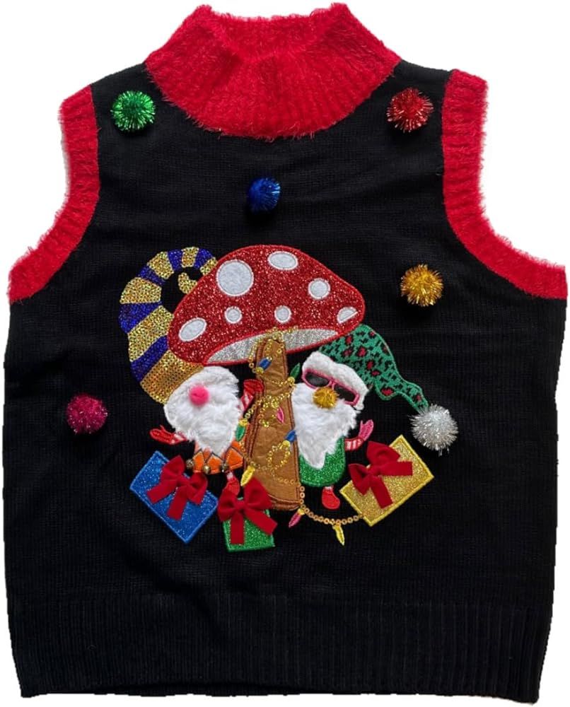 Blizzard Bay Women's 33 Degrees Ugly Christmas Sweater Vest | Amazon (US)