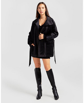 Belle & Bloom Women Ace of Spades Velvet Coat - Macy's | Macy's