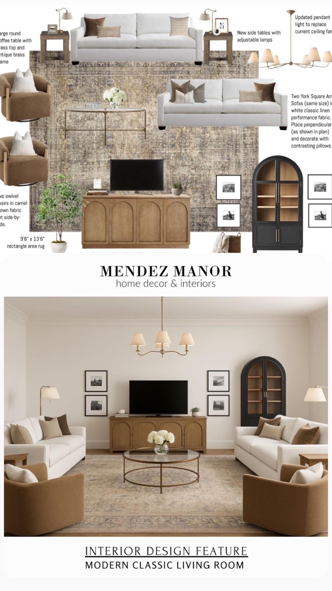 New virtual interior design feature! 

Modern classic living room with the York Square Arm Sofa from Pottery Barn. 

For the past eight years, my client’s formal living room has doubled as a full-time playroom. Toys, crafts, and kid-life have made this space well-loved—but definitely not “formal living room” material. 

Now that her kids are older, she was ready to reclaim this room as a sophisticated, inviting space where she can host guests, unwind at the end of the day, and finally enjoy a grown-up living room.

Full feature under “projects” at mendezmanor.com



#LTKHome #LTKmomlife #LTKSaleAlert