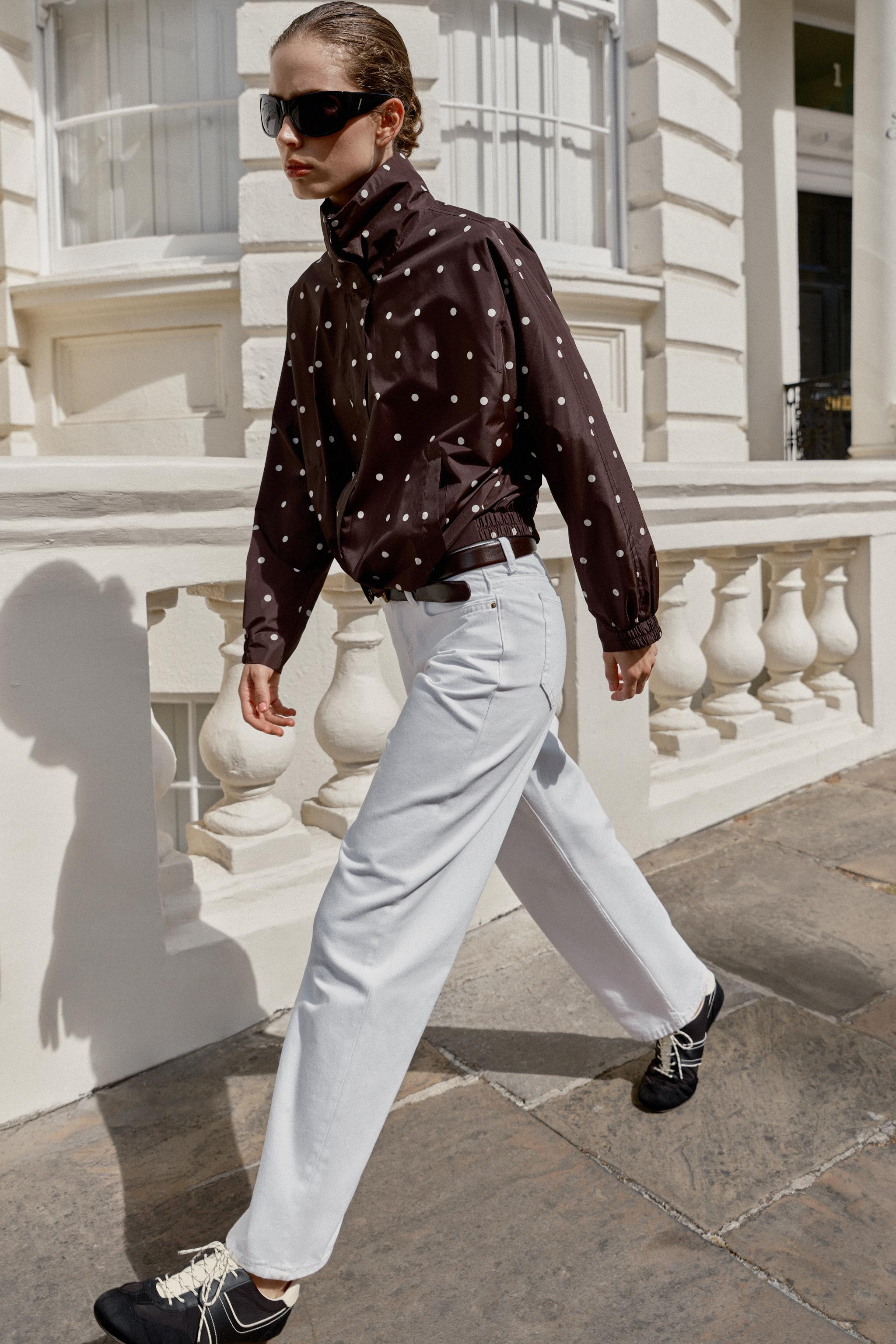 POLKA DOT BOMBER JACKET | Zara UK