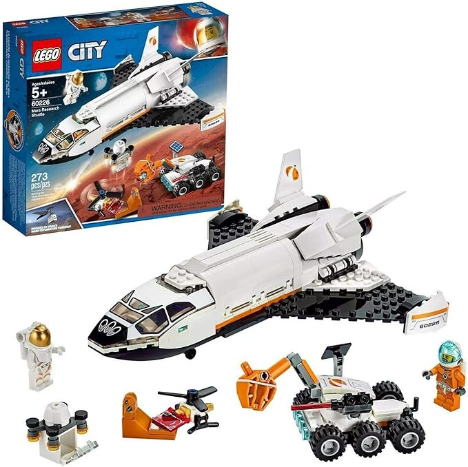 Lego City Space Mars Research Shuttle 60226 Space Shuttle Toy Building Kit with Mars Rover & Astr... | Amazon (US)