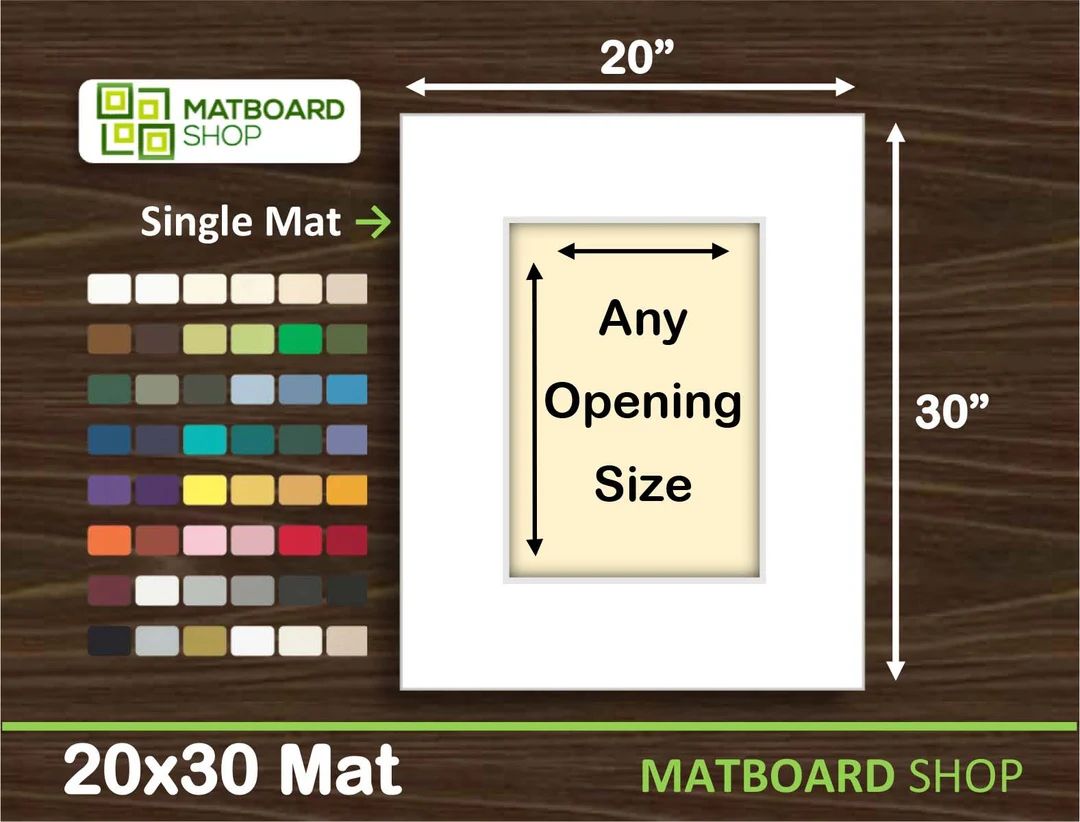 20x30 Custom Premium Matboard | Etsy (US)