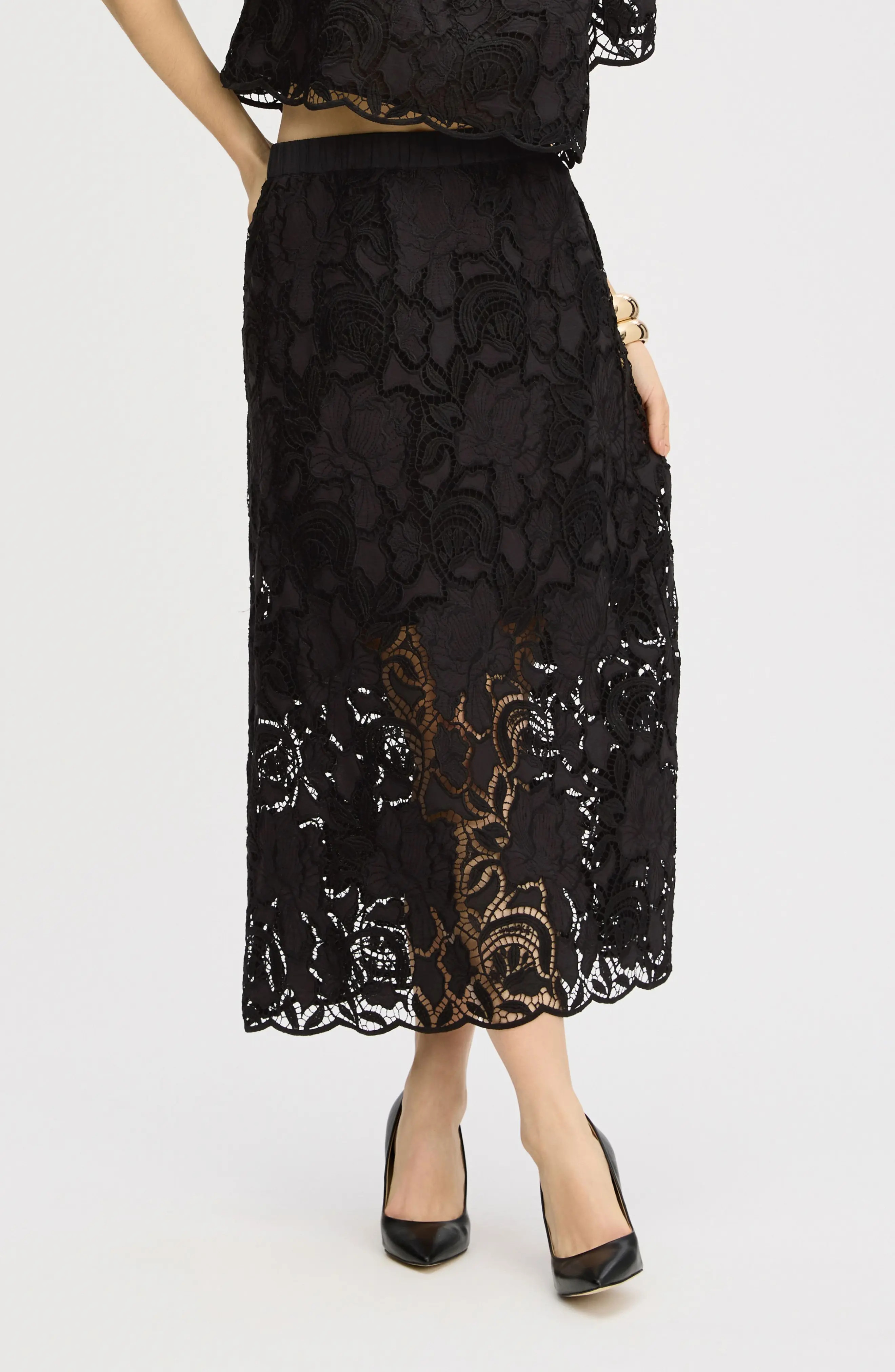 Sam Edelman Lace Maxi Skirt (Women) | Nordstrom | Nordstrom