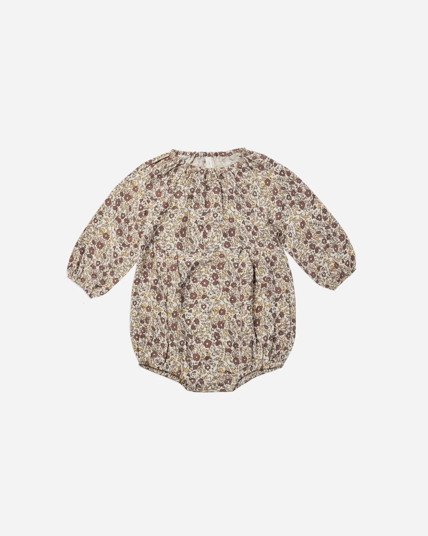 long sleeve bubble romper || autumn floral | Rylee + Cru