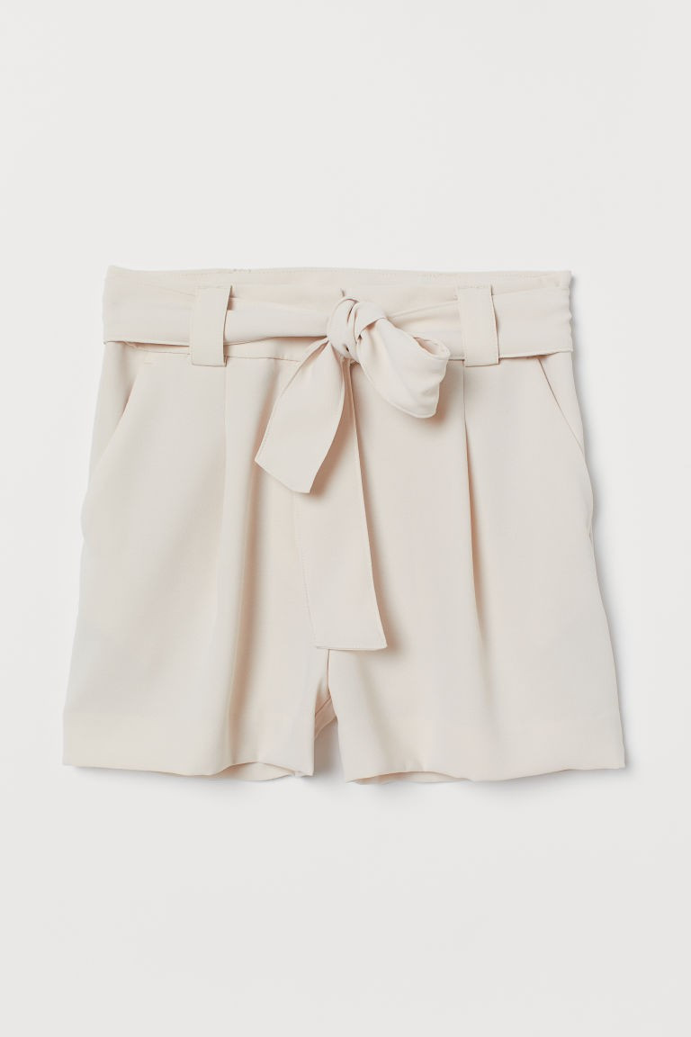 Shorts with Tie Belt | H&M (US + CA)