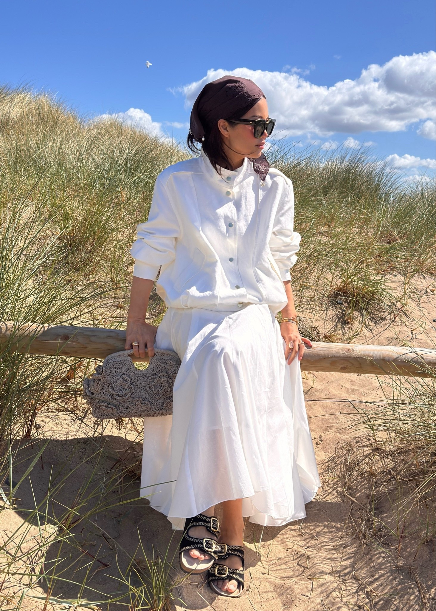 Warmer weather is here. Dressed in white with classy accessories.

#LTKsummer #LTKstyletip #LTKspring