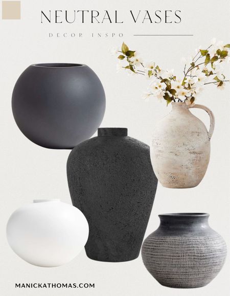 Neutral vases | neutral home decor finds 

#LTKfindsunder100 #LTKhome