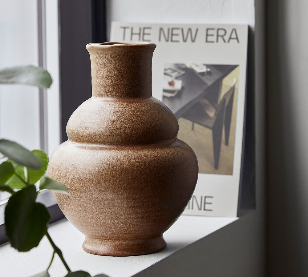 Josie Stoneware Tall Vase | Pottery Barn (US)