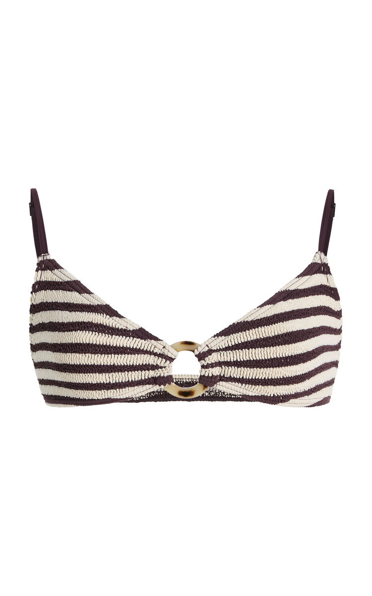 Ring Lissio Striped Bikini Top | Moda Operandi (Global)