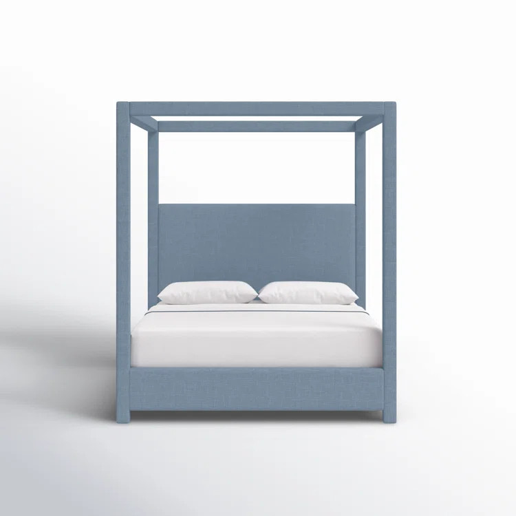 Dunwich Upholstered Canopy Bed | Birch Lane