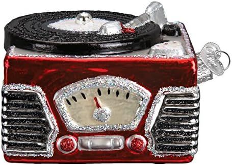 Old World Christmas Glass Blown Ornament Record Player (38043) | Amazon (US)