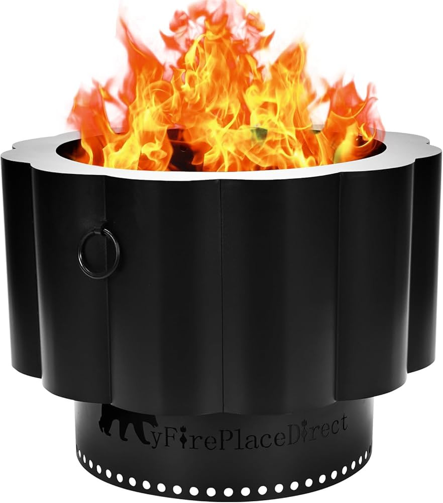 Fire Pit with Detachable Ash Tray, 20 Inch Portable Fire Pit with Carrying Bag for Outside Cleara... | Amazon (US)