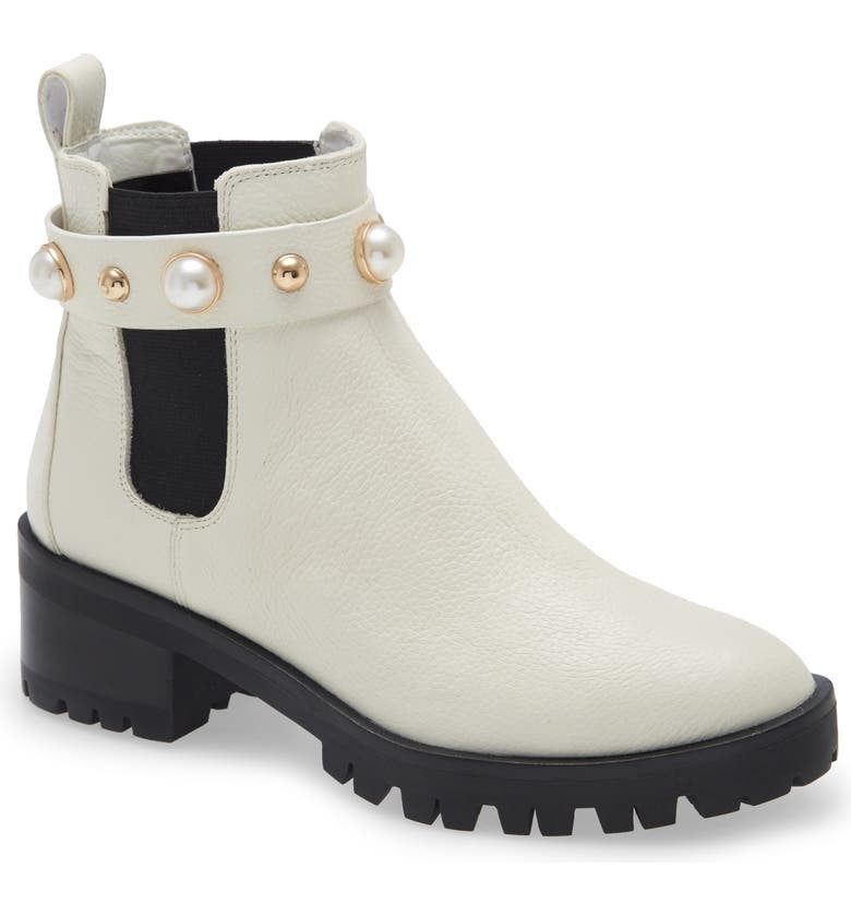 Pola Imitation Pearl Chelsea Bootie | Nordstrom | Nordstrom