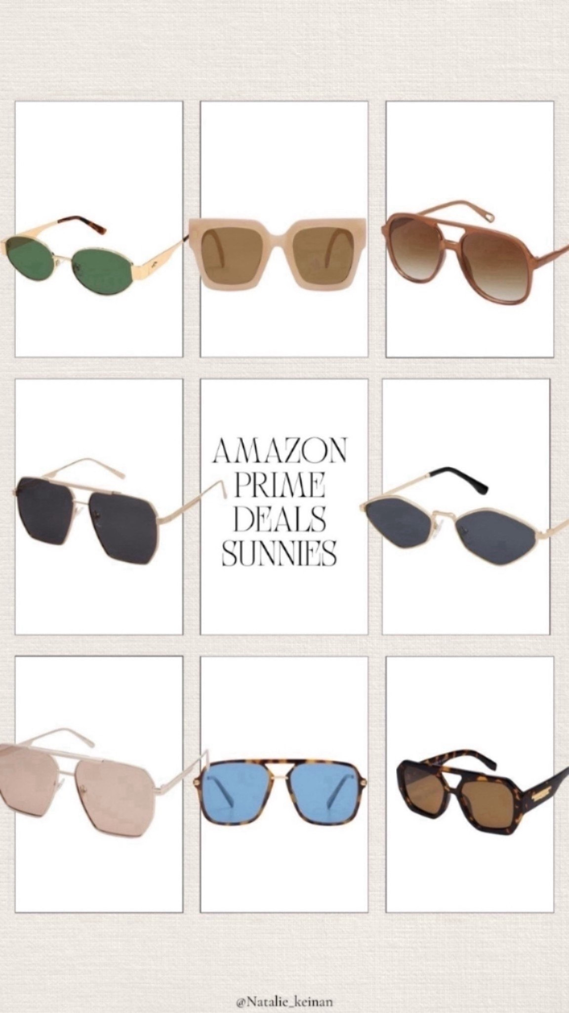 Amazon prime sunnies!





#LTKgrwm #LTKmomlife #LTKSaleAlert